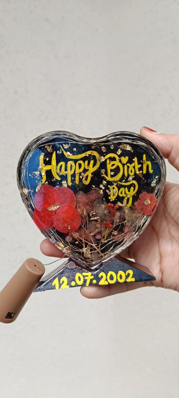 Forever Memories Heart Lamp