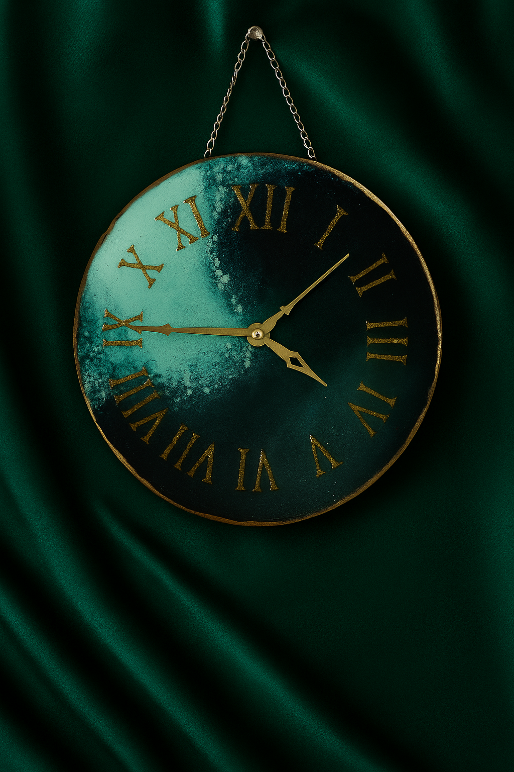 ✨ Eternal Elegance Resin Wall Clock ✨