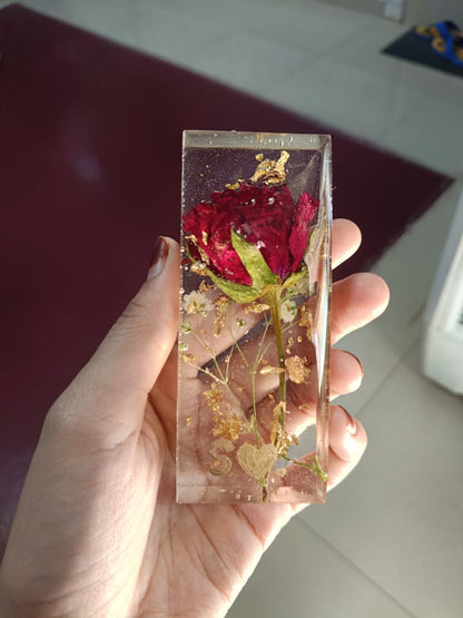 Eternal Rose in Resin Rose Preservation