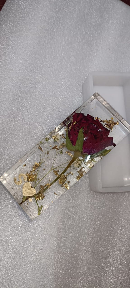 Eternal Rose in Resin Rose Preservation