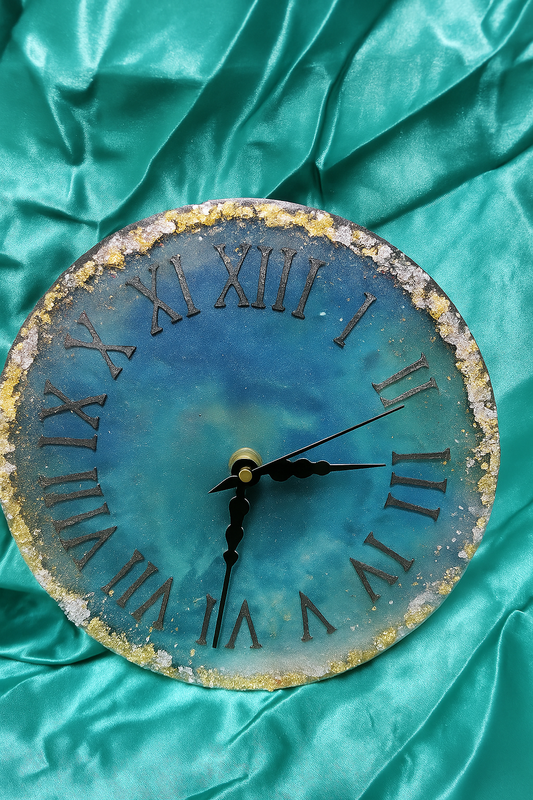 ✨ Celestial Luxe Resin Wall Clock ✨