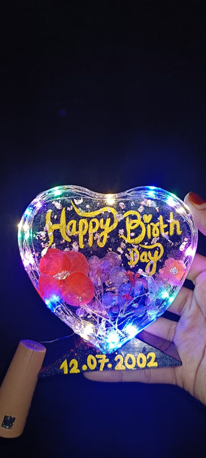 Forever Memories Heart Lamp