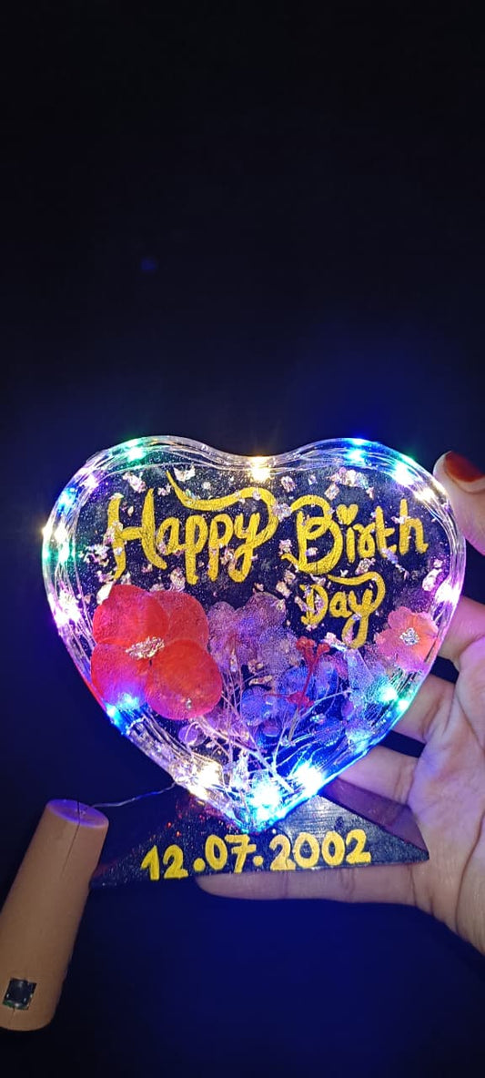 Forever Memories Heart Lamp